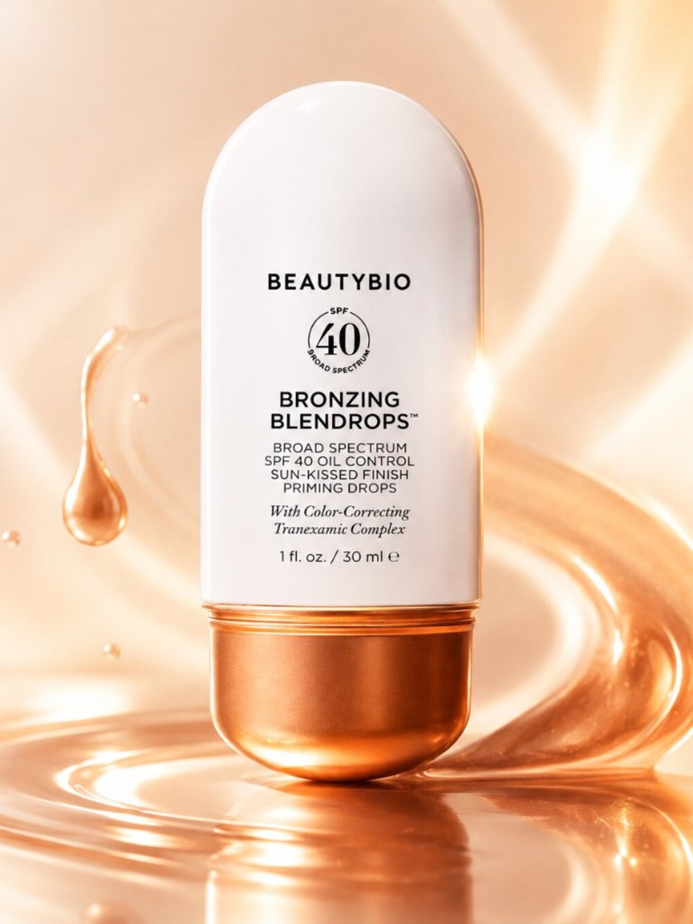 MSRP $48 | BeautyBio Bronzing Blendrops Broad Spectrum SPF 40 – 30 mL / 1 oz